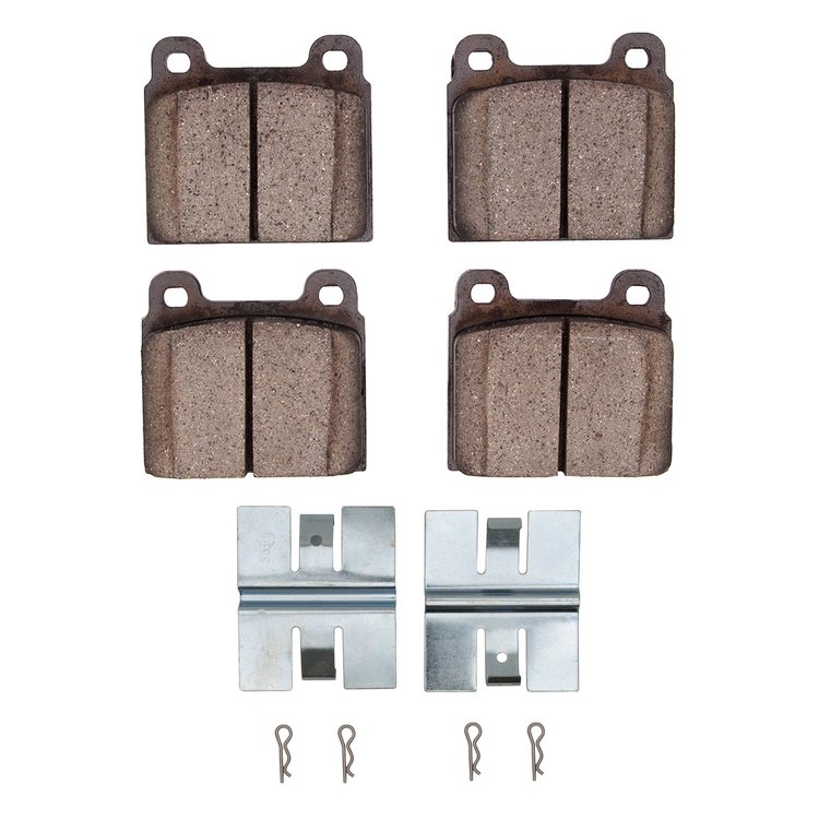 1310-0045-13 3000-Series Ceramic Brake Pads & Hardware Kit, 1973-1985 Audi/Volkswagen, Position: Front