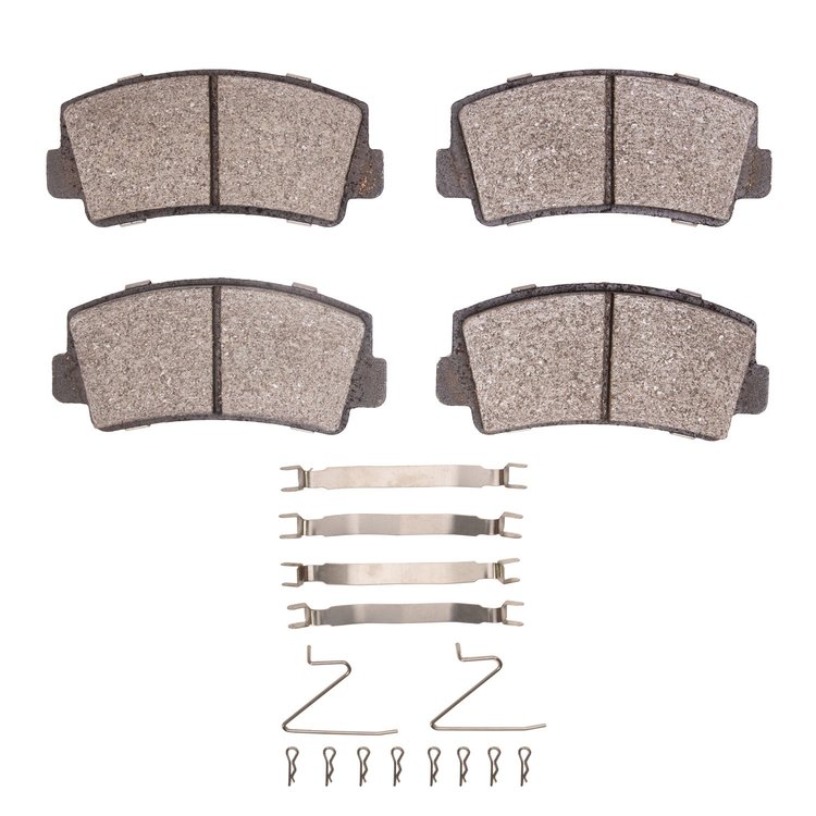 1310-0076-02 3000-Series Ceramic Brake Pads & Hardware Kit, 1979-1979 Ford/Lincoln/Mercury/Mazda, Position: Front