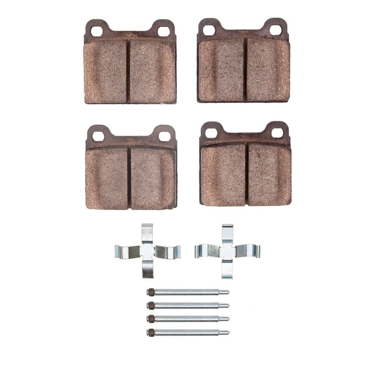 1310-0096-01 3000-Series Ceramic Brake Pads & Hardware Kit, 1973-1974 Multiple Makes/Models, Position: Front