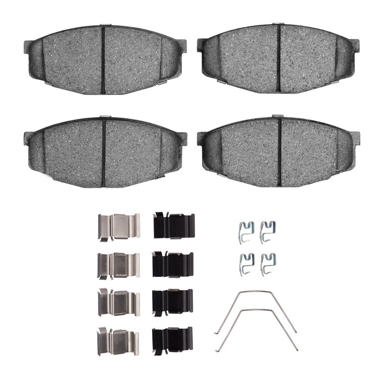 1310-0207-01 3000-Series Ceramic Brake Pads & Hardware Kit, 1981-1995 Lexus/Toyota/Scion, Position: Front