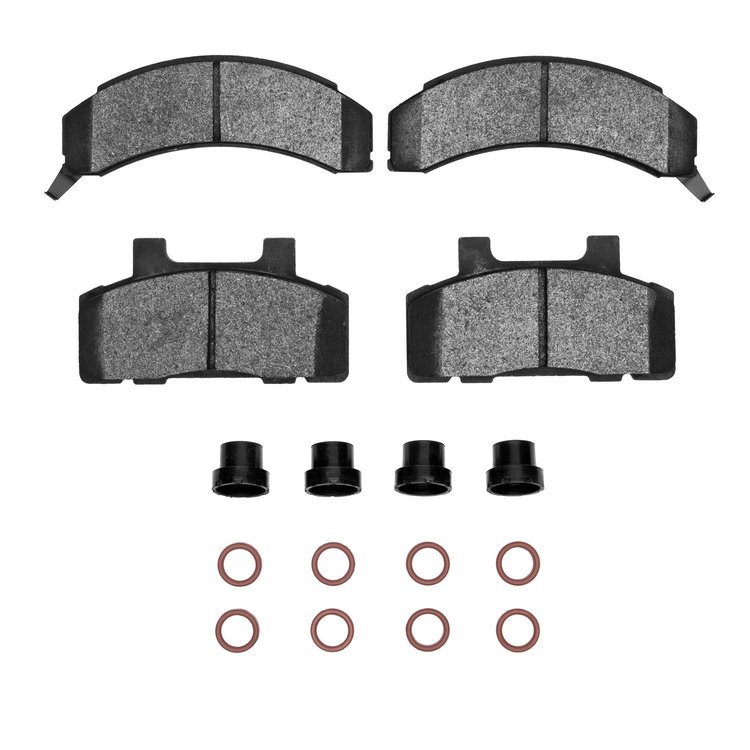 1310-0215-02 3000-Series Ceramic Brake Pads & Hardware Kit, 1983-1990 GM, Position: Front