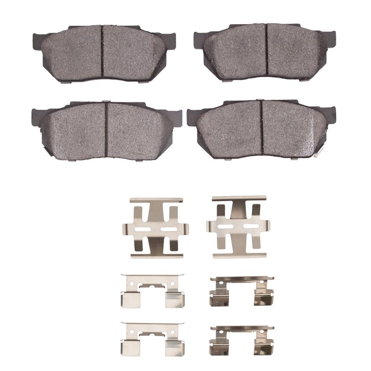 1310-0256-01 3000-Series Ceramic Brake Pads & Hardware Kit, 1983-1987 Acura/Honda, Position: Front