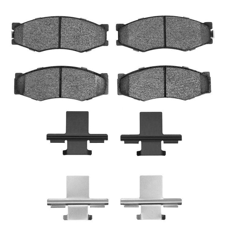 1310-0266-02 3000-Series Ceramic Brake Pads & Hardware Kit, 1982-1997 Infiniti/Nissan, Position: Front