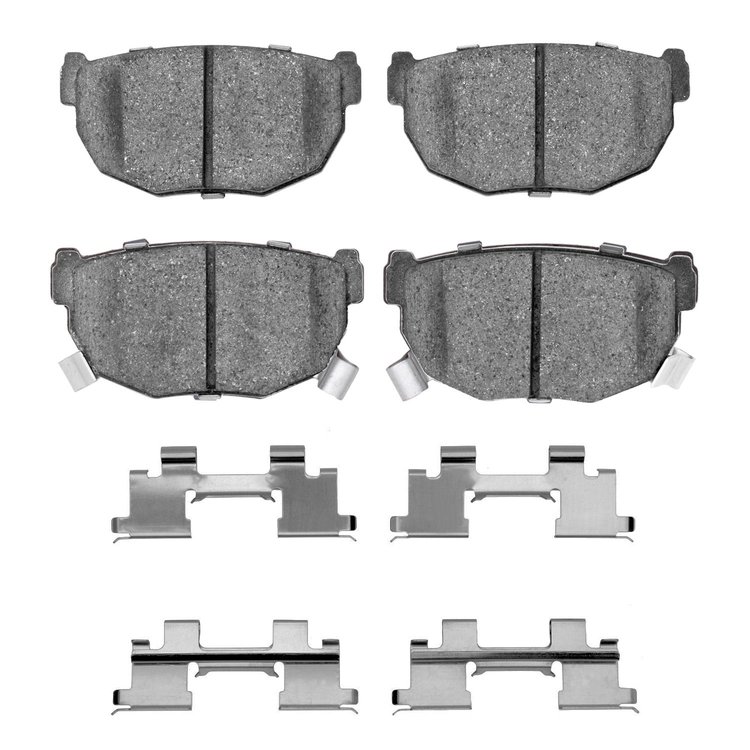 1310-0272-03 3000-Series Ceramic Brake Pads & Hardware Kit, 1987-1989 Infiniti/Nissan, Position: Rear