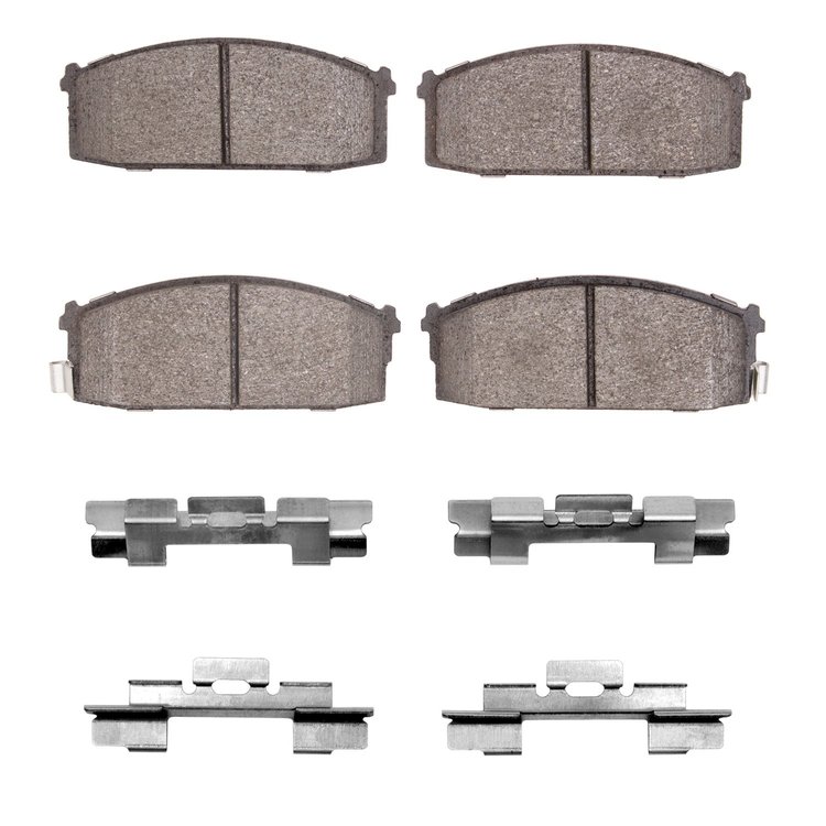 1310-0274-01 3000-Series Ceramic Brake Pads & Hardware Kit, 1982-1985 Infiniti/Nissan, Position: Front