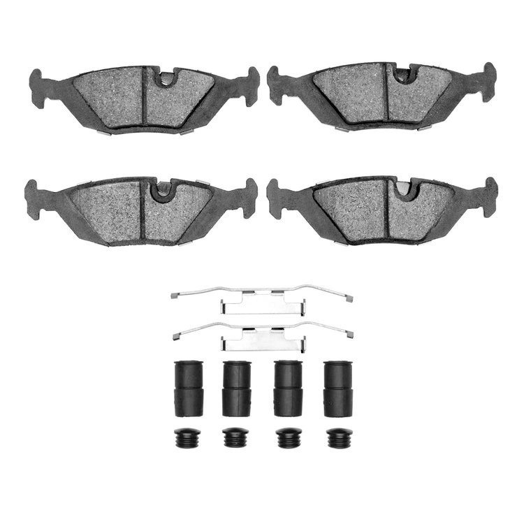 1310-0279-01 3000-Series Ceramic Brake Pads & Hardware Kit, 1981-1991 BMW, Position: Rear