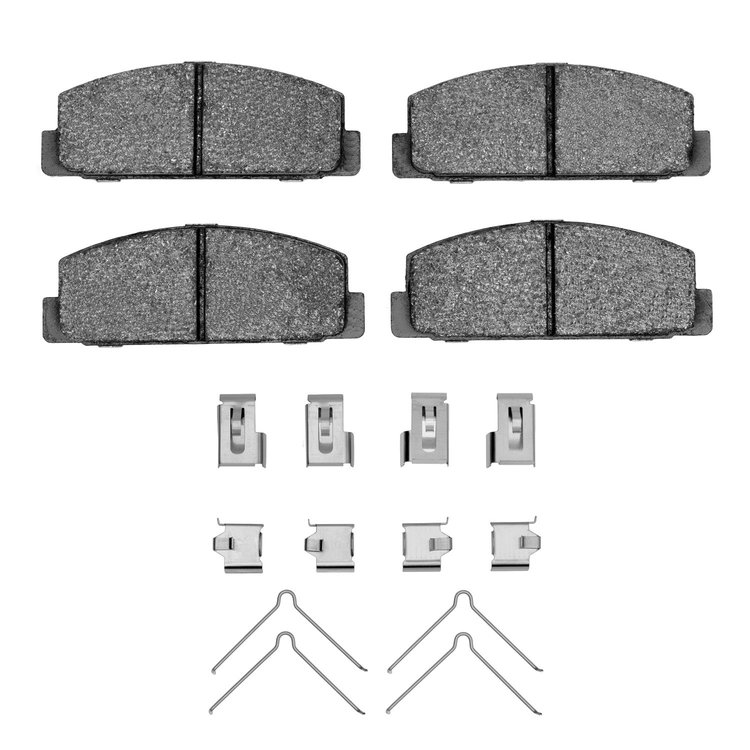 1310-0332-01 3000-Series Ceramic Brake Pads & Hardware Kit, 1984-2005 Ford/Lincoln/Mercury/Mazda, Position: Rear