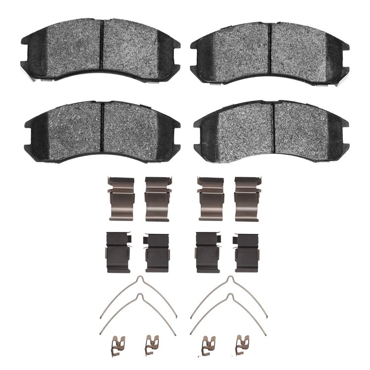 1310-0399-01 3000-Series Ceramic Brake Pads & Hardware Kit, 1988-1992 Ford/Lincoln/Mercury/Mazda, Position: Front
