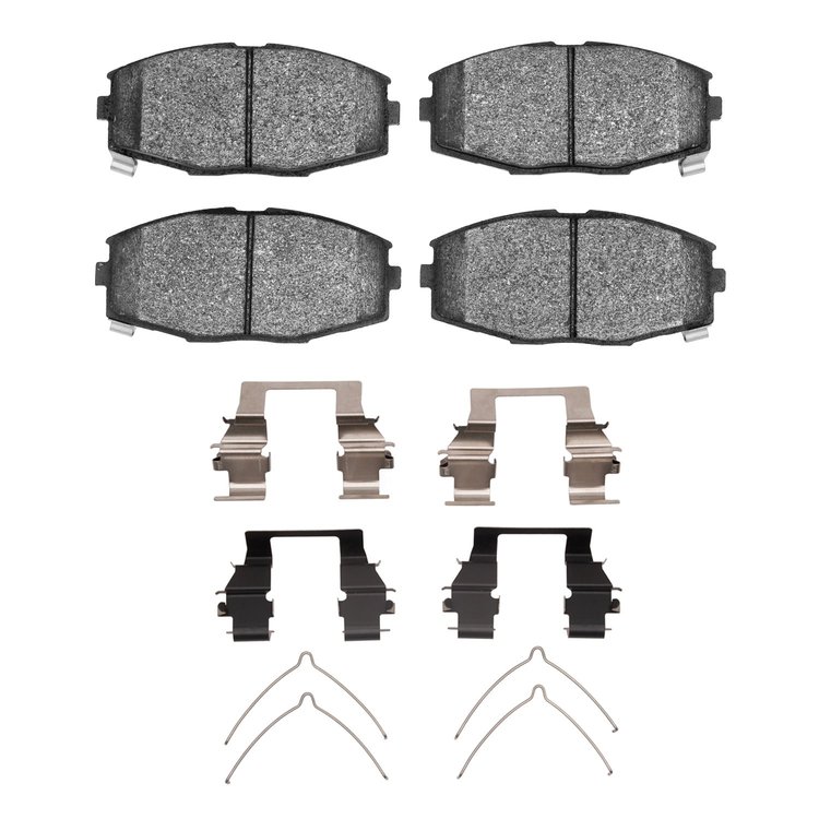 1310-0435-01 3000-Series Ceramic Brake Pads & Hardware Kit, 1986-1992 Lexus/Toyota/Scion, Position: Front