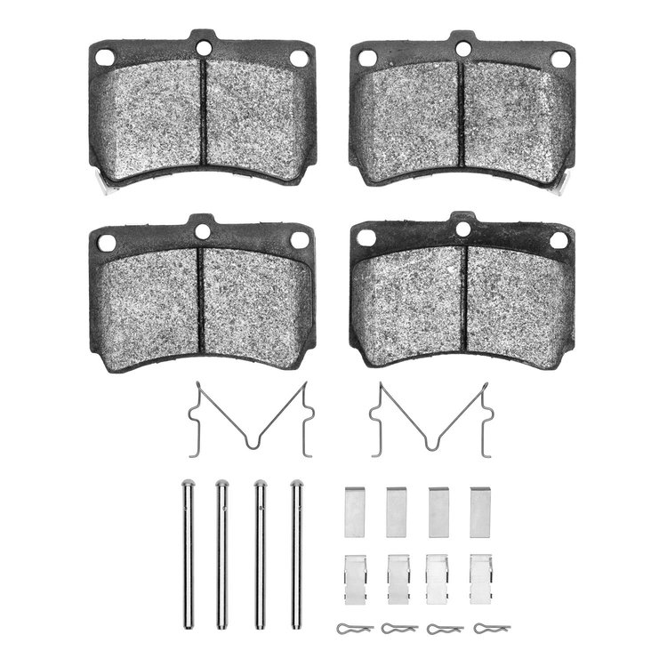 1310-0466-01 3000-Series Ceramic Brake Pads & Hardware Kit, 1990-2002 Multiple Makes/Models, Position: Front