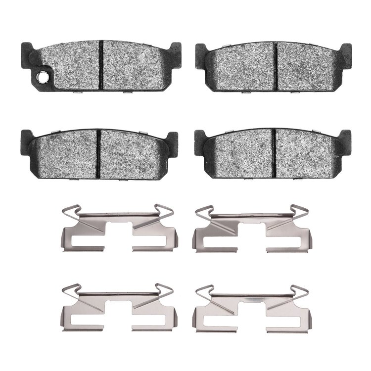 1310-0481-01 3000-Series Ceramic Brake Pads & Hardware Kit, 1990-1993 Infiniti/Nissan, Position: Rear