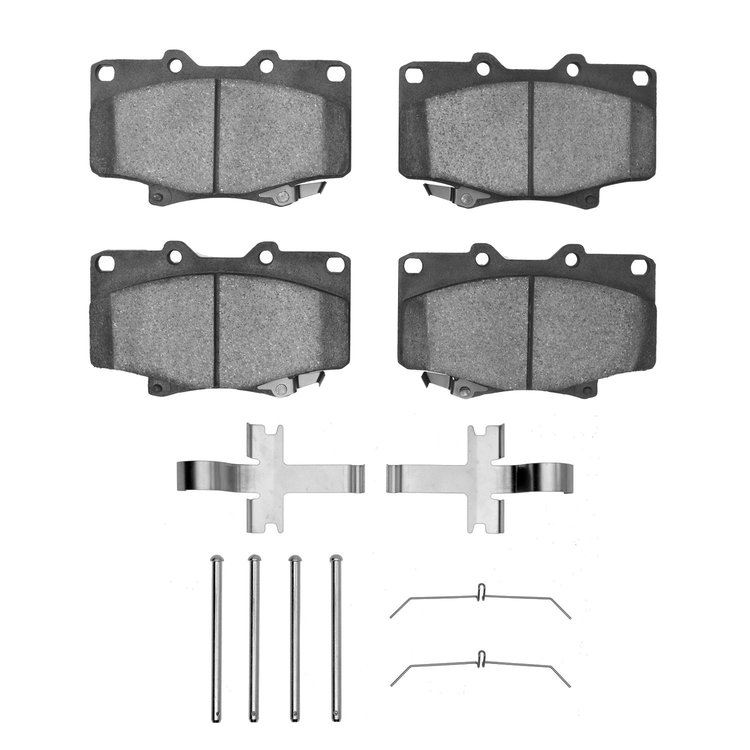 1310-0502-02 3000-Series Ceramic Brake Pads & Hardware Kit, 1990-1992 Lexus/Toyota/Scion, Position: Front