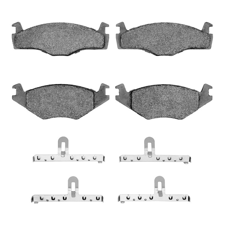 1310-0569-01 3000-Series Ceramic Brake Pads & Hardware Kit, 1984-1993 Audi/Volkswagen, Position: Front