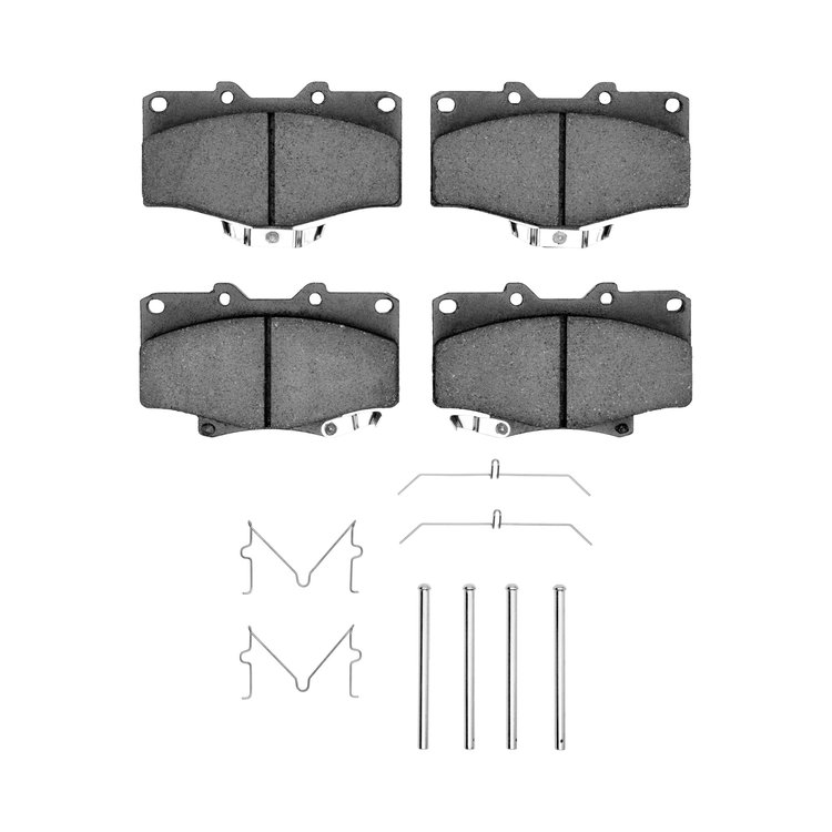 1310-0611-02 3000-Series Ceramic Brake Pads & Hardware Kit, 1991-1995 Lexus/Toyota/Scion, Position: Front