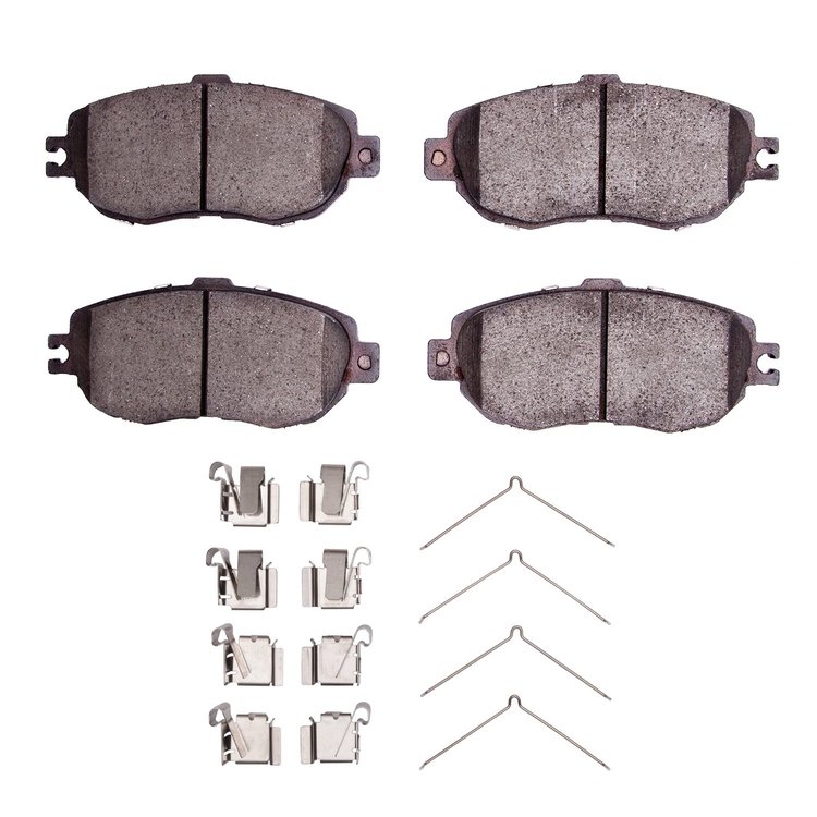 1310-0612-01 3000-Series Ceramic Brake Pads & Hardware Kit, 1993-1994 Lexus/Toyota/Scion, Position: Front