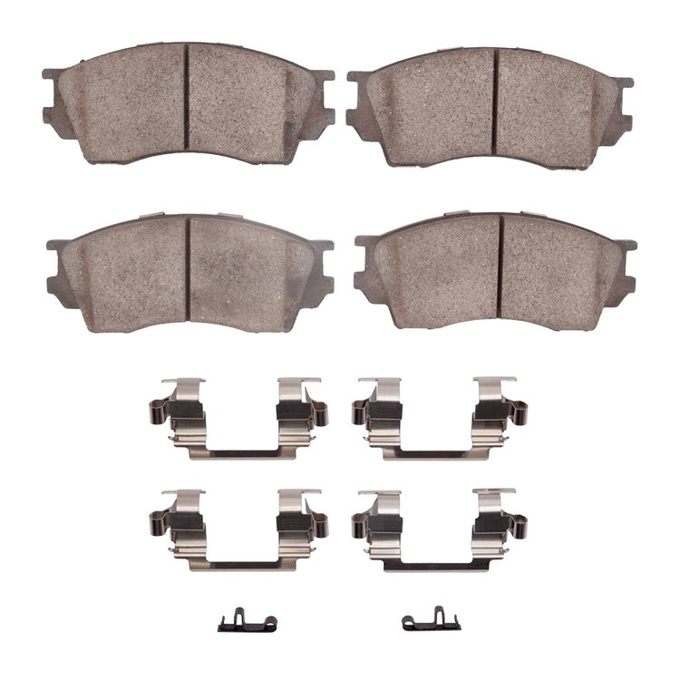 1310-0643-01 3000-Series Ceramic Brake Pads & Hardware Kit, 1995-2002 Ford/Lincoln/Mercury/Mazda, Position: Front