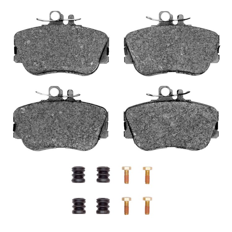 1310-0645-01 3000-Series Ceramic Brake Pads & Hardware Kit, 1994-1998 Mercedes-Benz, Position: Front