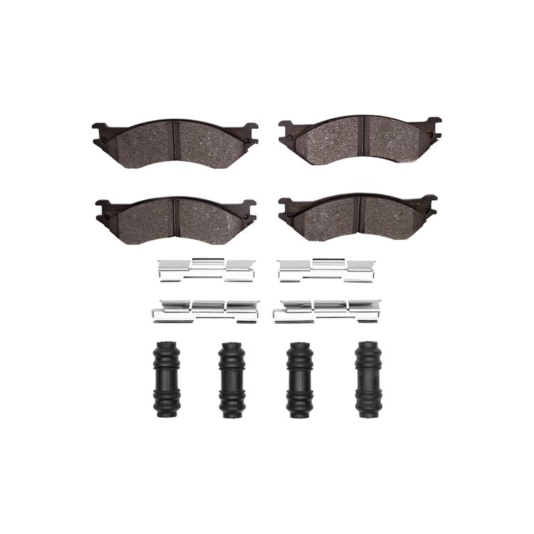 1310-0702-02 3000-Series Ceramic Brake Pads & Hardware Kit, 1997-2004 Multiple Makes/Models, Position: Front
