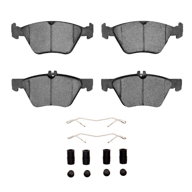1310-0740-01 3000-Series Ceramic Brake Pads & Hardware Kit, 1996-2008 Multiple Makes/Models, Position: Front