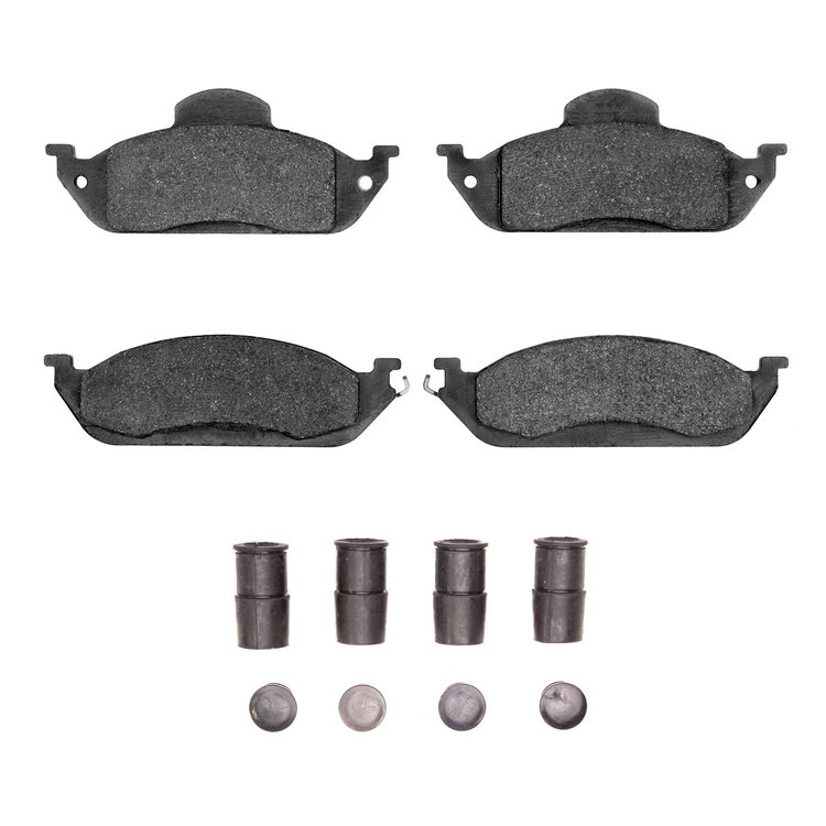 1310-0760-01 3000-Series Ceramic Brake Pads & Hardware Kit, 1998-2005 Mercedes-Benz, Position: Front