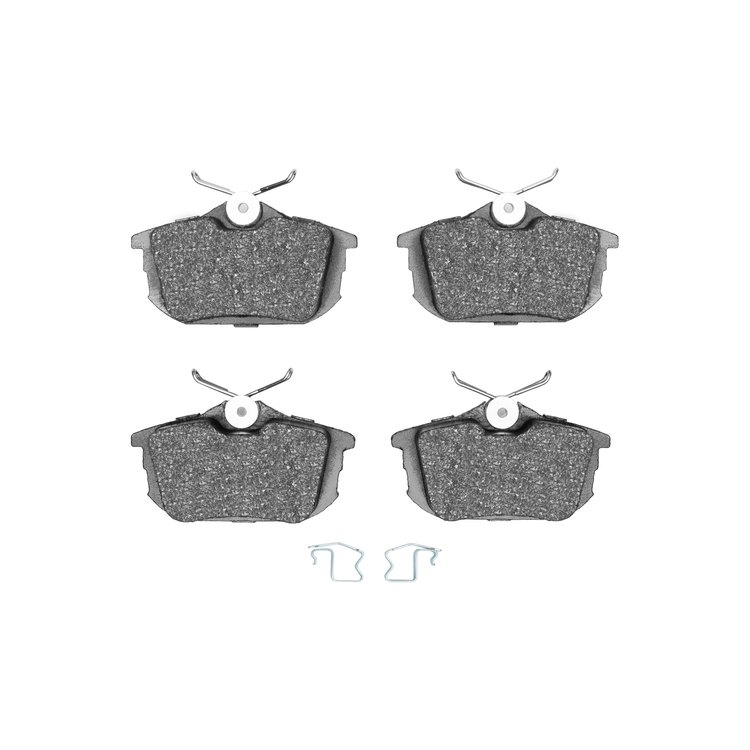1310-0838-01 3000-Series Ceramic Brake Pads & Hardware Kit, 2000-2007 Multiple Makes/Models, Position: Rear
