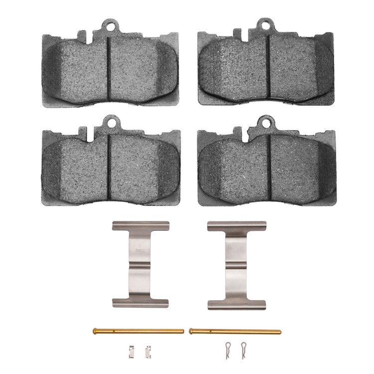 1310-0870-01 3000-Series Ceramic Brake Pads & Hardware Kit, 2001-2006 Lexus/Toyota/Scion, Position: Front