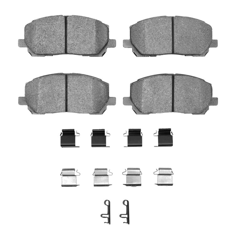 1310-0884-01 3000-Series Ceramic Brake Pads & Hardware Kit, 2001-2007 Lexus/Toyota/Scion, Position: Front