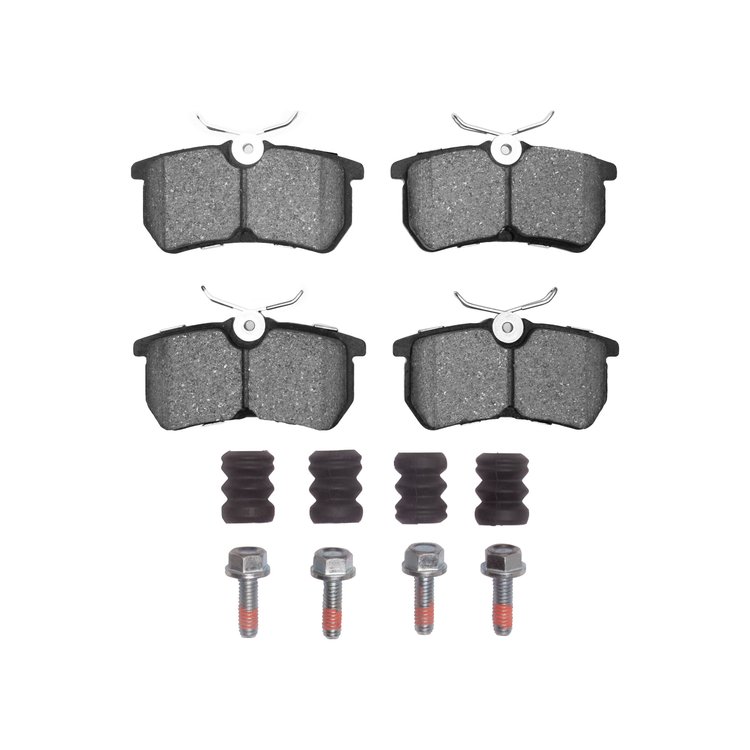 1310-0886-01 3000-Series Ceramic Brake Pads & Hardware Kit, 2001-2019 Ford/Lincoln/Mercury/Mazda, Position: Rear