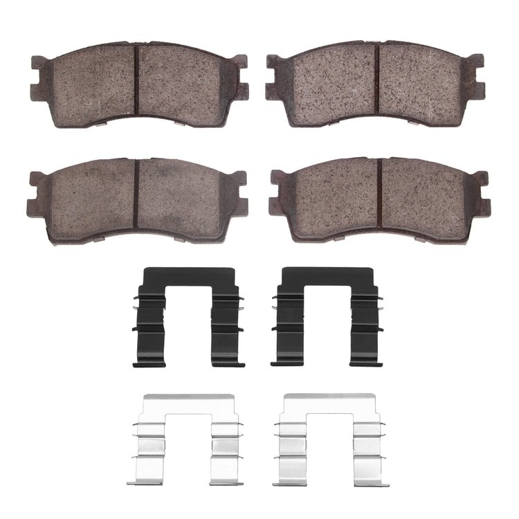 1310-0889-01 3000-Series Ceramic Brake Pads & Hardware Kit, 2001-2005 Kia/Hyundai/Genesis, Position: Front