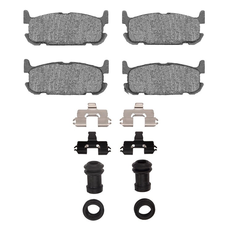 1310-0891-01 3000-Series Ceramic Brake Pads & Hardware Kit, 2001-2005 Ford/Lincoln/Mercury/Mazda, Position: Rear