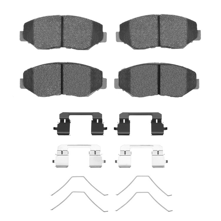 1310-0914-03 3000-Series Ceramic Brake Pads & Hardware Kit, 2005-2016 Acura/Honda, Position: Front