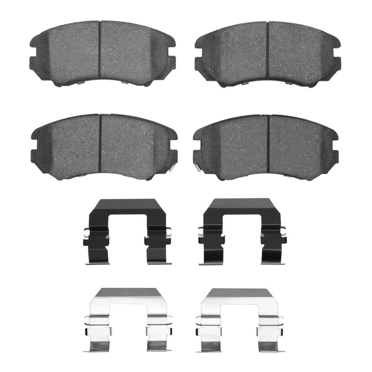 1310-0924-01 3000-Series Ceramic Brake Pads & Hardware Kit, 2002-2013 Kia/Hyundai/Genesis, Position: Front