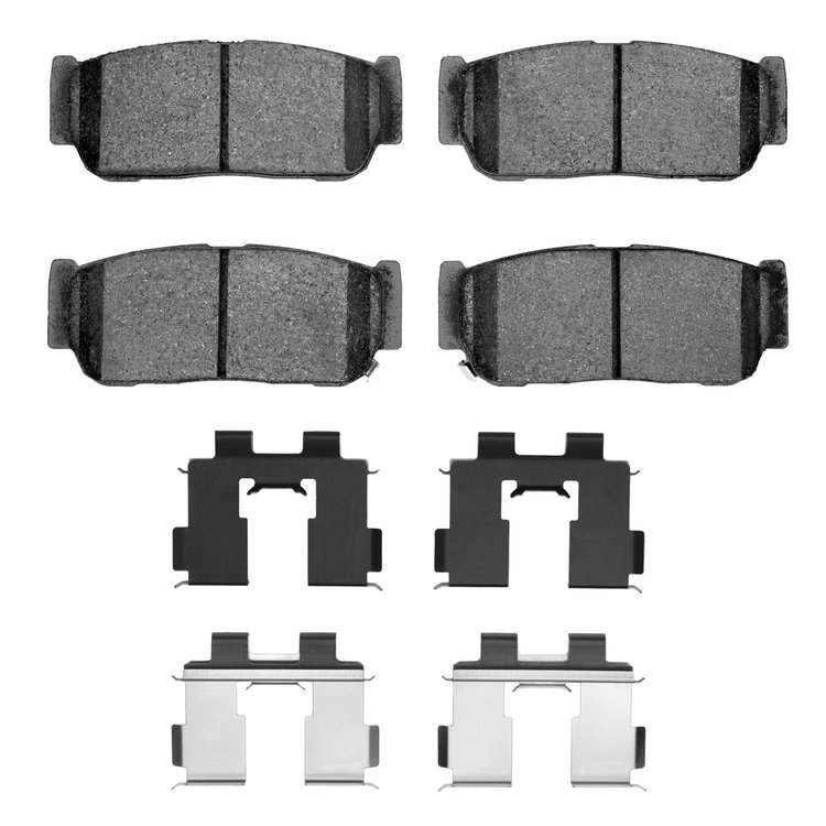 1310-0954-02 3000-Series Ceramic Brake Pads & Hardware Kit, 2003-2009 Kia/Hyundai/Genesis, Position: Rear
