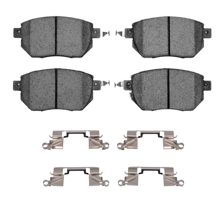 1310-0969-01 3000-Series Ceramic Brake Pads & Hardware Kit, 2003-2011 Infiniti/Nissan, Position: Front
