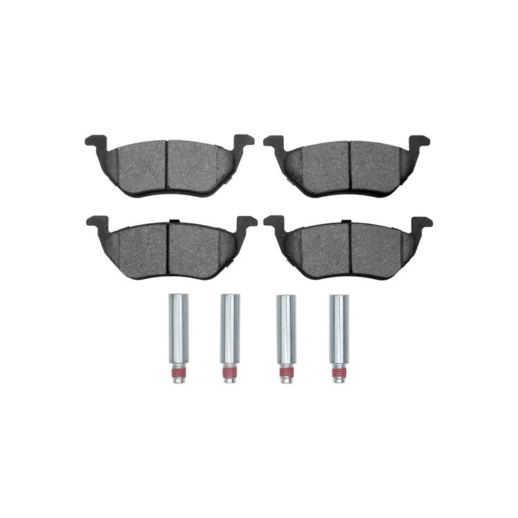 1310-1055-01 3000-Series Ceramic Brake Pads & Hardware Kit, 2005-2008 Ford/Lincoln/Mercury/Mazda, Position: Rear
