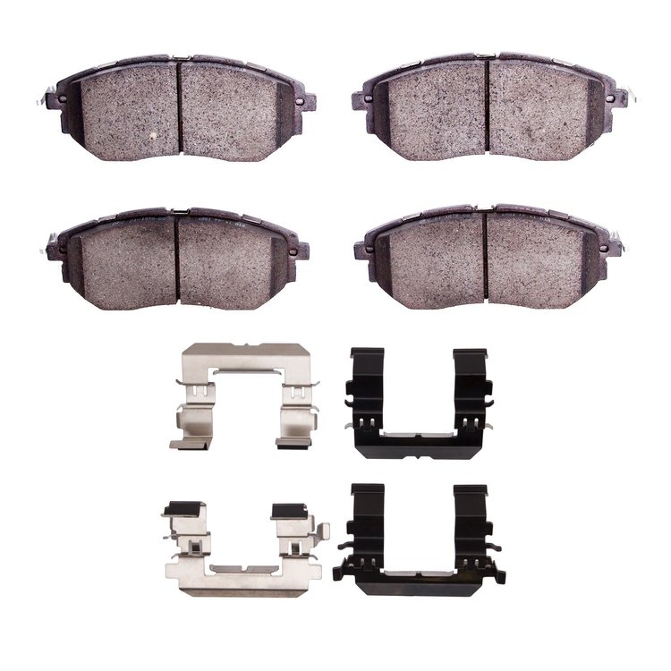 1310-1078-01 3000-Series Ceramic Brake Pads & Hardware Kit, 2005-2021 Subaru, Position: Front