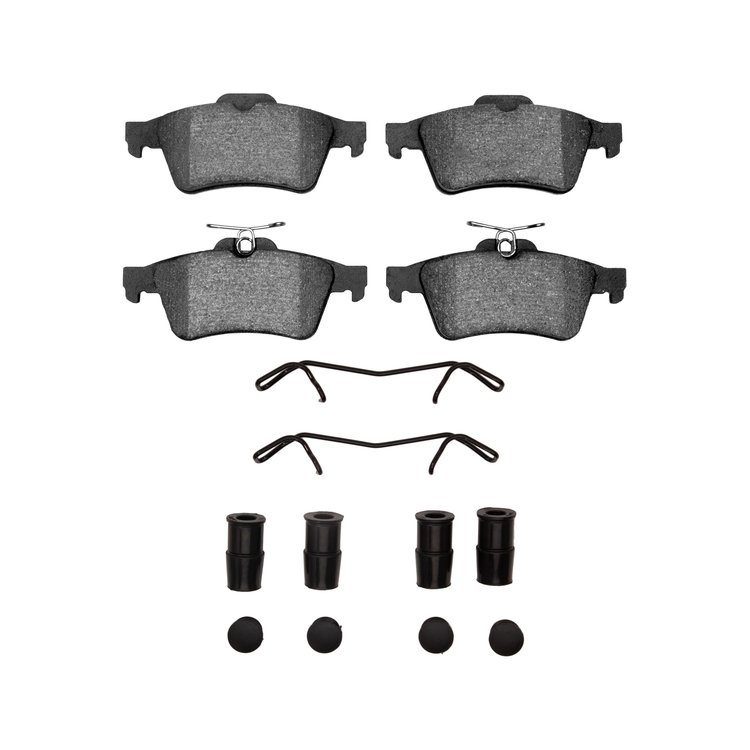 1310-1095-02 3000-Series Ceramic Brake Pads & Hardware Kit, 2003-2020 Multiple Makes/Models, Position: Rear