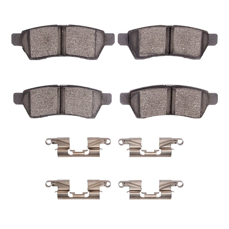 1310-1100-01 3000-Series Ceramic Brake Pads & Hardware Kit, Fits Select Multiple Makes/Models, Position: Rear