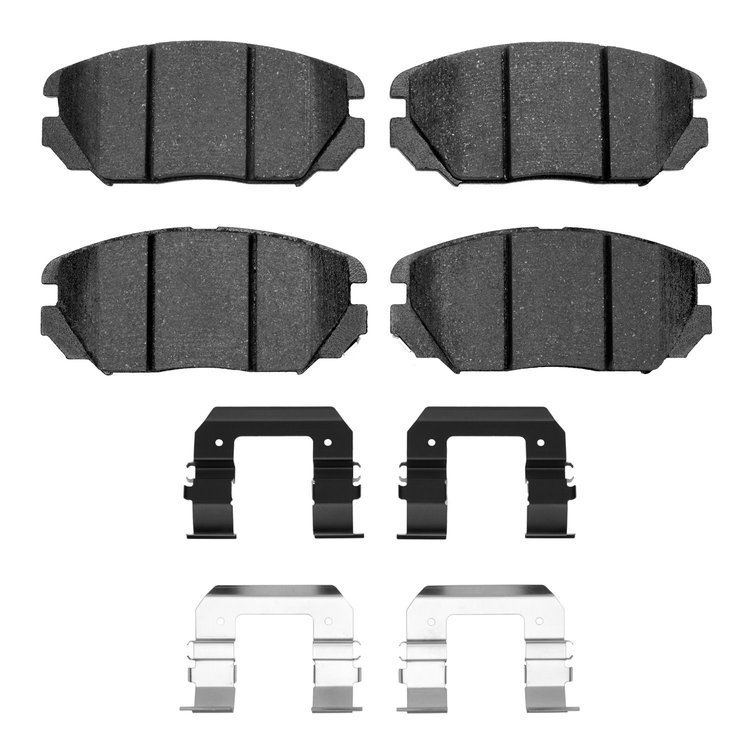 1310-1125-01 3000-Series Ceramic Brake Pads & Hardware Kit, 2005-2011 Kia/Hyundai/Genesis, Position: Front