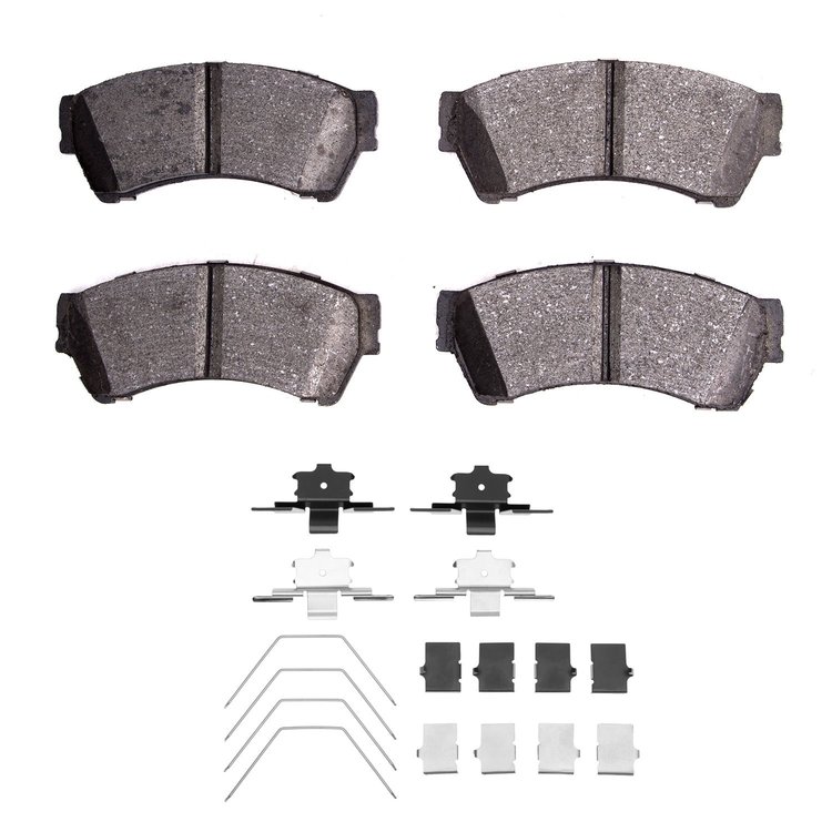 1310-1164-01 3000-Series Ceramic Brake Pads & Hardware Kit, 2006-2013 Ford/Lincoln/Mercury/Mazda, Position: Front