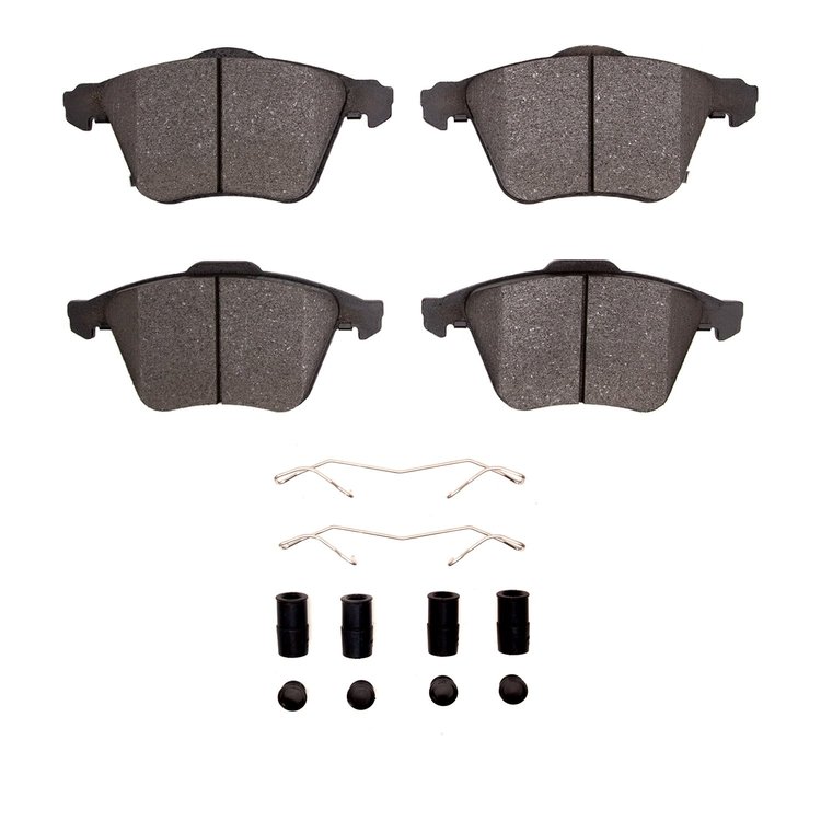 1310-1186-01 3000-Series Ceramic Brake Pads & Hardware Kit, 2006-2007 Ford/Lincoln/Mercury/Mazda, Position: Front