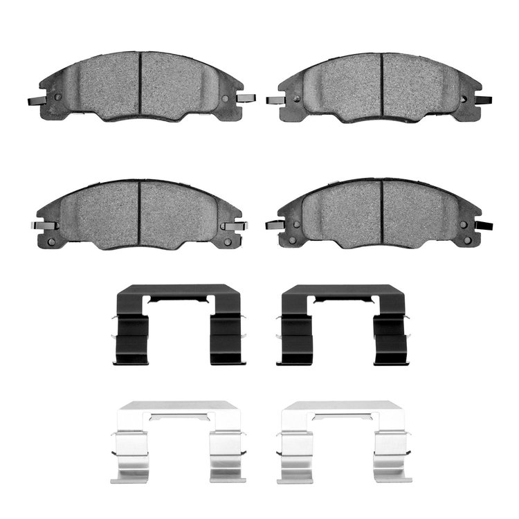 1310-1339-01 3000-Series Ceramic Brake Pads & Hardware Kit, 2008-2011 Ford/Lincoln/Mercury/Mazda, Position: Front