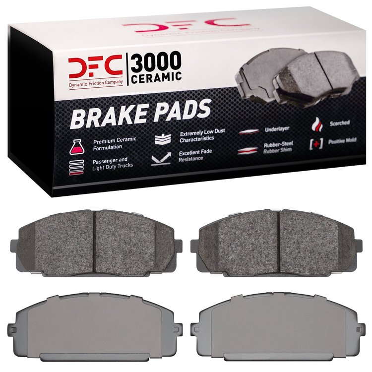 1310-1344-00 3000-Series Ceramic Brake Pads, 2006-2019 Lexus/Toyota/Scion, Position: Front