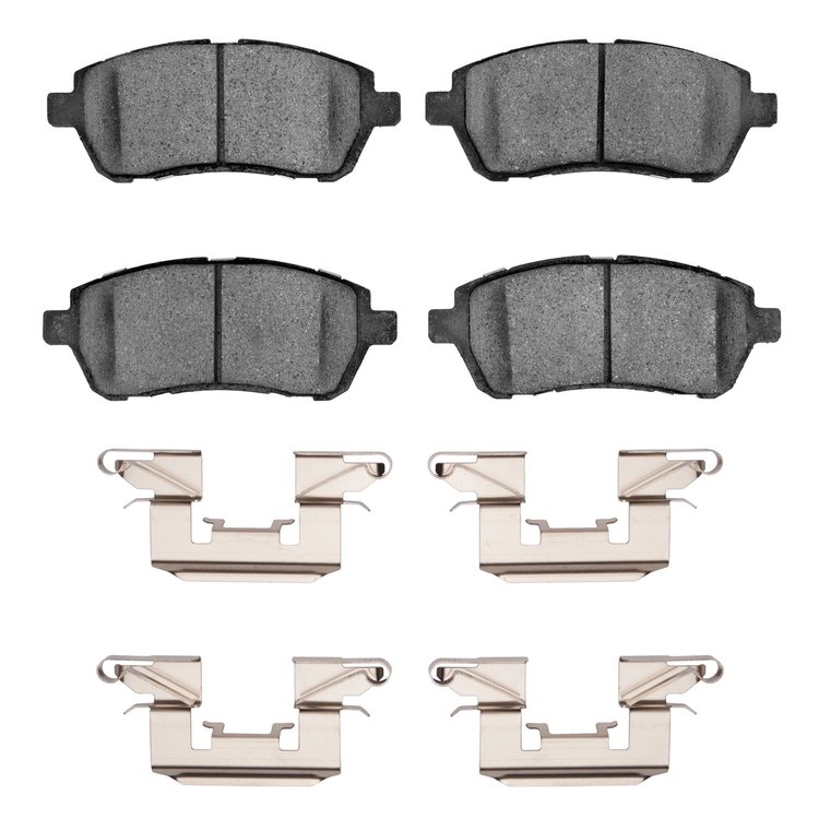 1310-1454-01 3000-Series Ceramic Brake Pads & Hardware Kit, 2011-2019 Ford/Lincoln/Mercury/Mazda, Position: Front