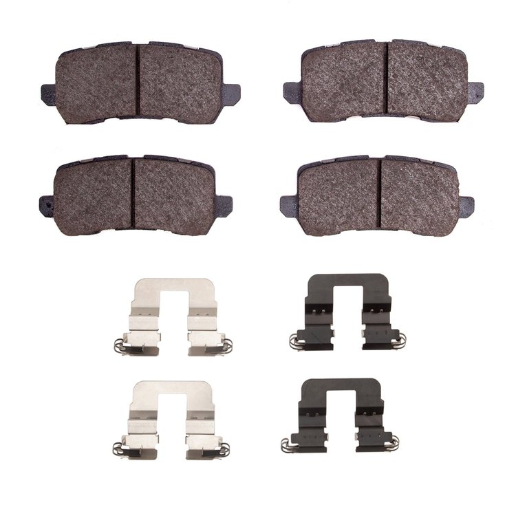 1310-1698-02 3000-Series Ceramic Brake Pads & Hardware Kit, Fits Select Acura/Honda, Position: Rear