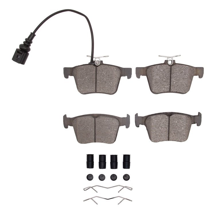 1310-1761-01 3000-Series Ceramic Brake Pads & Hardware Kit, Fits Select Multiple Makes/Models, Position: Rear