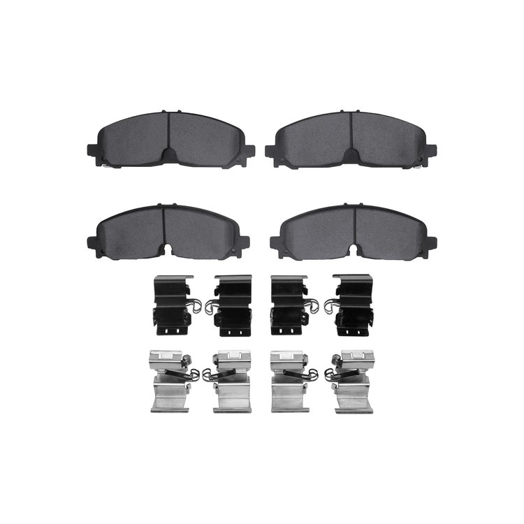 1310-2371-01 3000-Series Ceramic Brake Pads & Hardware Kit, Fits Select GM, Position: Front