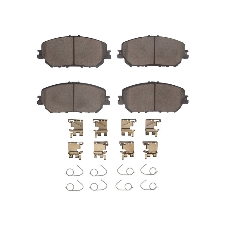 1310-2375-01 3000-Series Ceramic Brake Pads & Hardware Kit, Fits Select Infiniti/Nissan, Position: Front