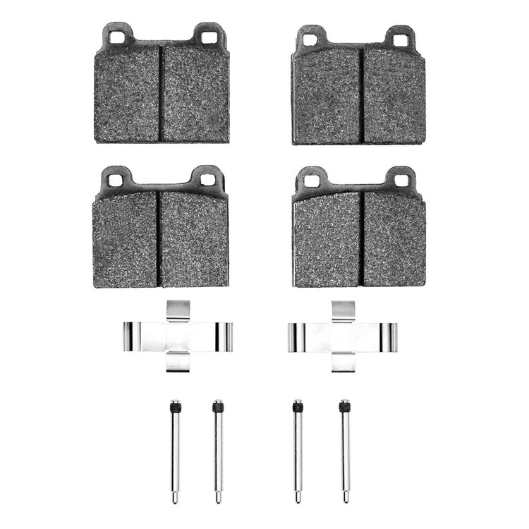 1311-0045-03 3000-Series Semi-Metallic Brake Pads & Hardware Kit, 1963-1976 Multiple Makes/Models, Position: Front