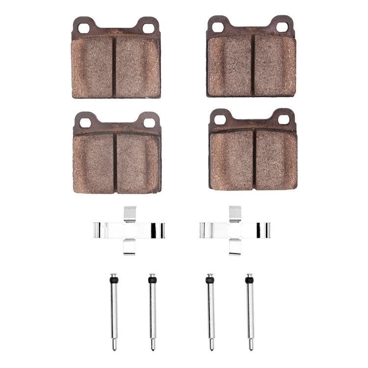 1311-0096-05 3000-Series Semi-Metallic Brake Pads & Hardware Kit, 1972-1972 Multiple Makes/Models, Position: Front
